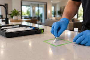 Illustrative environmental surface swab sampling