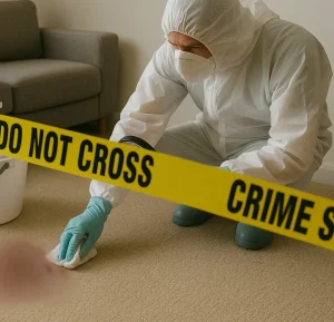 Protective cleaning for crime scene remediation