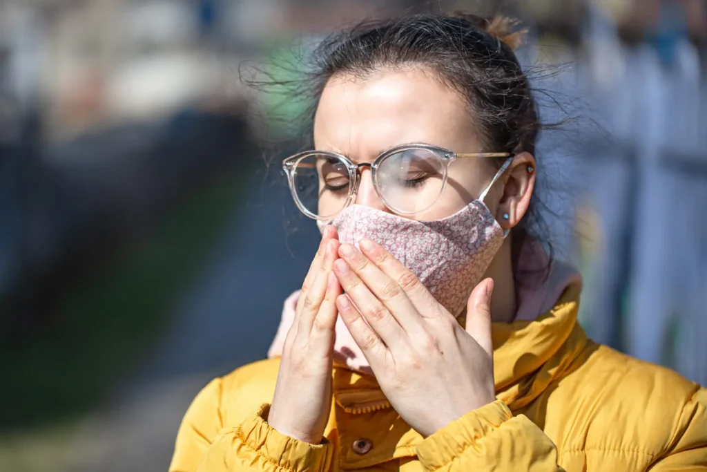 Mr Remediation Woman Wearing Mask